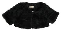 Černé kožešinové bolerko H&M