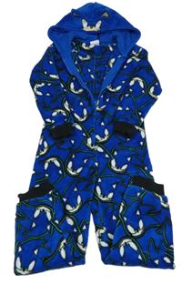 Modrá chlupatá kombinéza se Sonicem a kapucí George