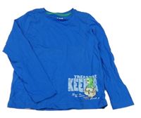 Modré triko s obrázkem