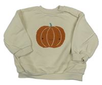 Smetanová mikina s dýní Tu