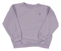 Světlefialové mikina se srdíčkem F&F