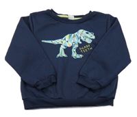 Tmavomodrá mikina s dinosaurem Kiki&Koko