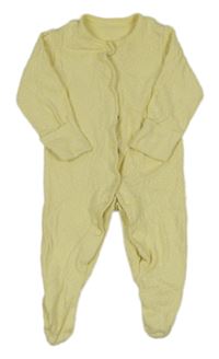 Citronový puntíkatý overal George