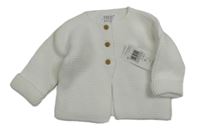 Nový - Bílý propínací svetr F&F