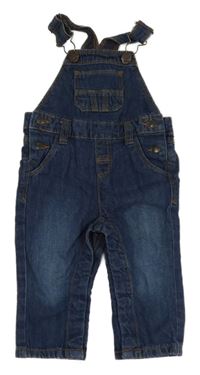 Tmavomodré laclové rifle Kiabi 