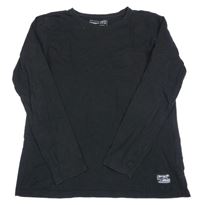 Černé triko s nášivkou Chapter young vel.176