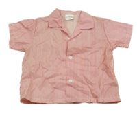 Červeno-bílá pruhovaná košile