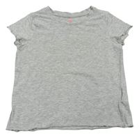 Šedé melírované tričko H&M