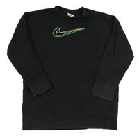 Černá mikina s logem Nike