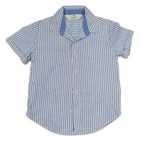 Modro-bílá pruhovaná krepová košile H&M