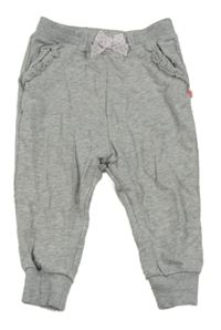 Šedé melírované tepláky s volánky H&M