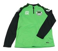 Zeleno-černé sportovní triko s logem Jako