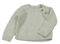 Šedý vzorovaný vlněný svetr La Redoute