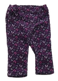 Lilkové manšestrové tregíny s mašličkami H&M