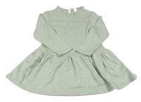 Světlezelenošedé teplákové šaty Topolino