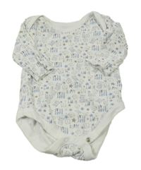 Bílé body s medvídky a nápisy Primark 