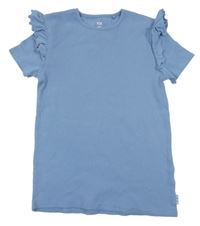 Světlemodré tričko s volánky WE