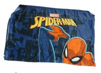 Tmavomodrá plyšová deka se Spider-manem MARVEL