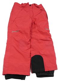 Jahodovo-černé šusťákové funkční zimní oteplovačky crivit