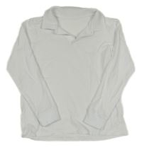 Bílé mikinotriko s límečkem George