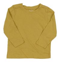 Okrové melírované triko Nutmeg