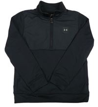 Černá thermo mikina s logem UNDER ARMOUR