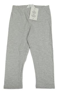 Nové - šedé melírované capri legíny H&M