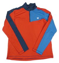 Červeno-modro-tmavomodrá funkční sportovní mikina Dare 2B