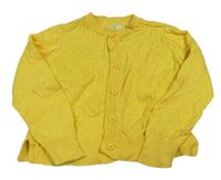 Žlutý propínací svetr Bhs