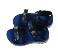 Šedo-modré army sandály Clarks vel. 23