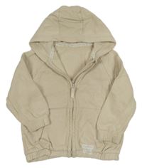 Béžová propínací mikina s kapucí zn. George