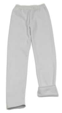 Bílé zateplené legíny