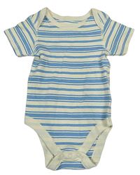 Béžovo-modré purhované body M&S