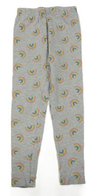 Šedé melírované legíny s duhami Kiki&Koko