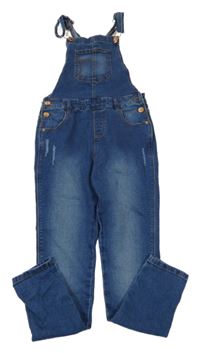 Modré relaxed laclové rifle Denim Co.
