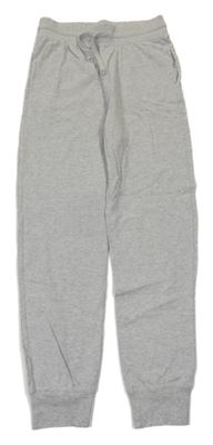 Šedé melírované lehké tepláky H&M