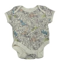 Bílo-šedé vzorované body Primark