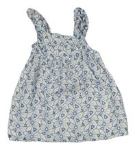 Bílo-modré madeirové šaty Primark