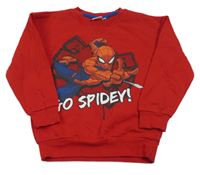 Červená mikina se Spidermanem Marvel