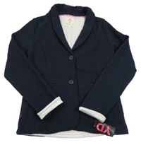 Nové - Tmavomodré teplákové sako Yd.