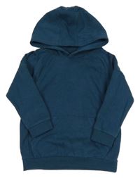 Petrolejová mikina s kapucí Matalan