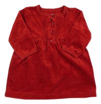 Červené sametové šaty Name it