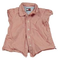 Červená pruhovaná halenka Tommy Hilfiger