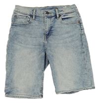 Světlemodré riflové kraťasy H&M