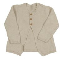 Béžový propínací svetr Matalan