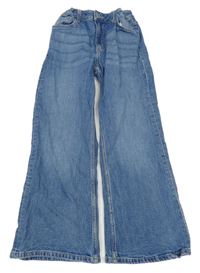 Modré baggy rifle H&M