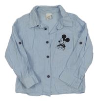 Světlemodrá košile s Mickeym 