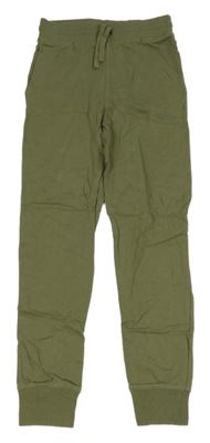 Khaki lehké tepláky H&M