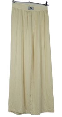 Dámské smetanové volné kalhoty Asos 