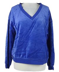 Nové - Dámská safírová sametová mikina GAP 